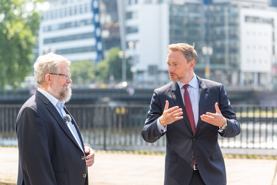 Adolf Bauer mit Christian Lindner