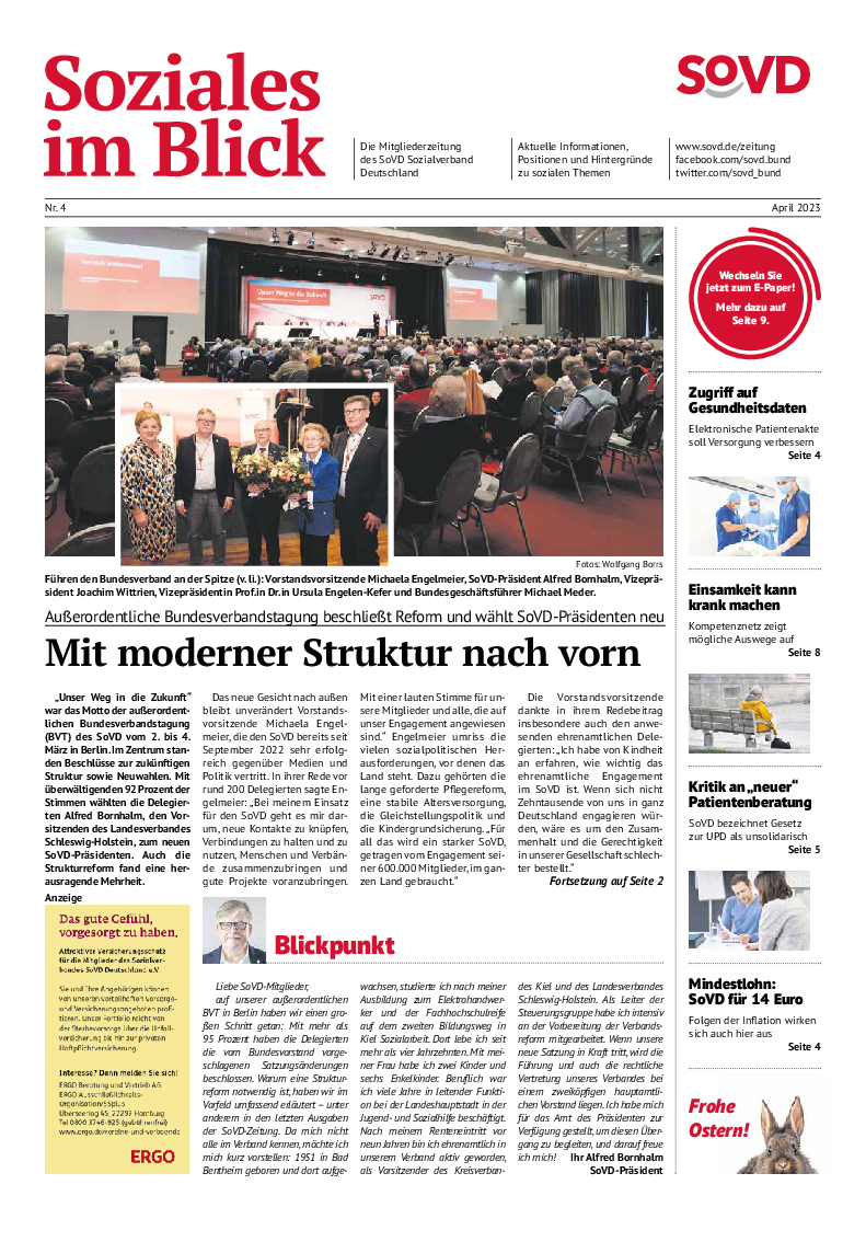 SoVD-Zeitung 04/2023 (Mitteldeutschland,Mecklenburg-Vorpommern)